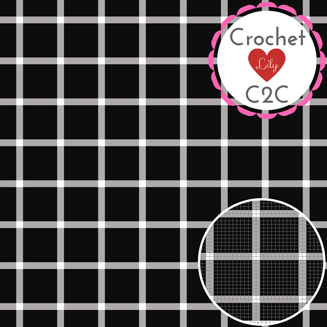 Optical illusion C2C blanket