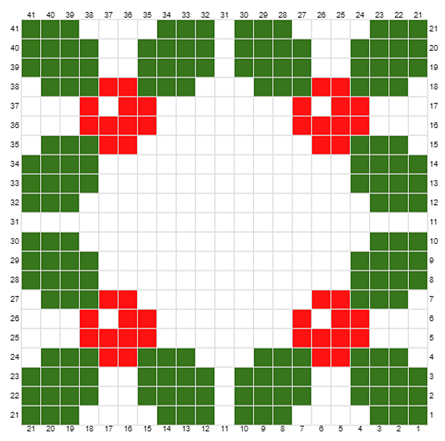 C2C coaster Holly