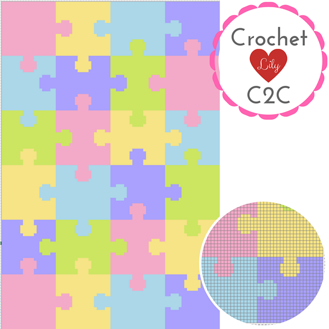 Puzzle 4*6 C2C blanket