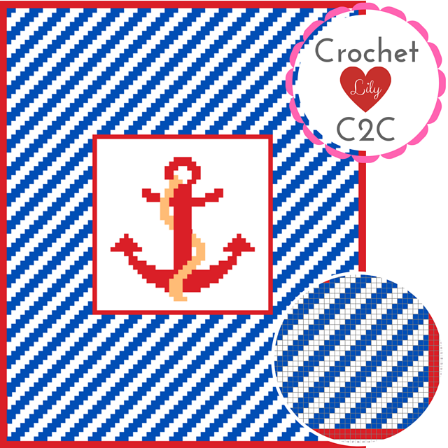 Anchor C2C baby blanket