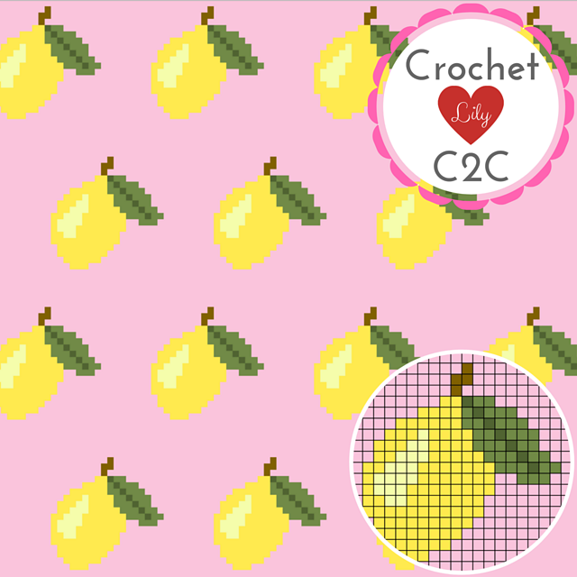 Big lemons C2C blanket