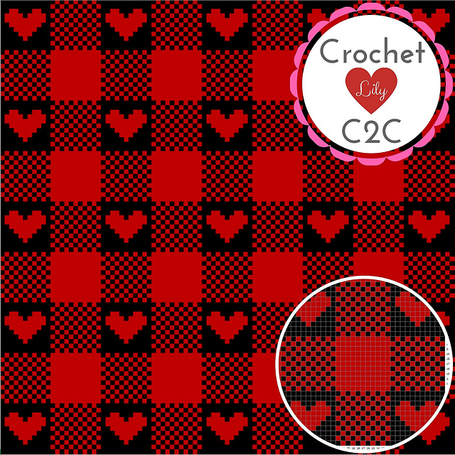Buffalo Love C2C blanket