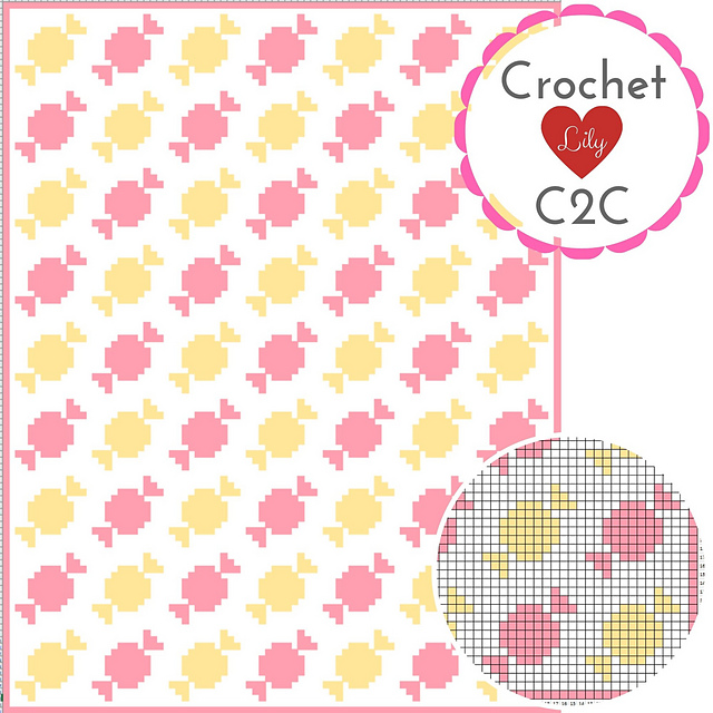 Candy C2C blanket