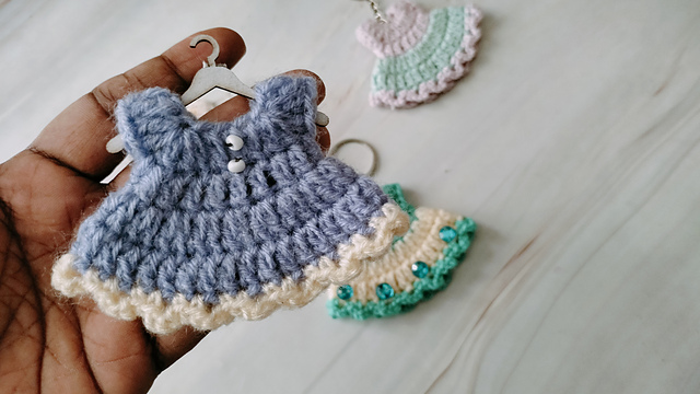 mini dress keychain