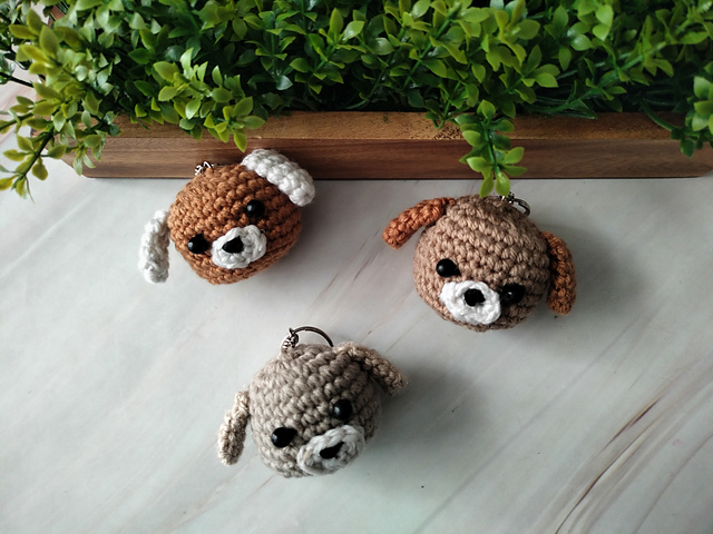 Puppy keychain