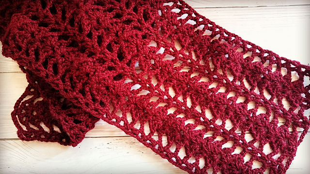 Ruby scarf