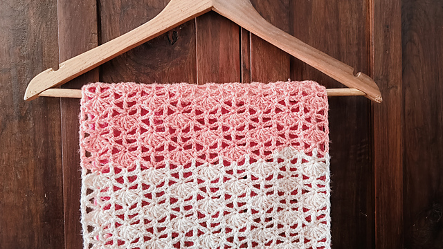 Cherry blossom shawl
