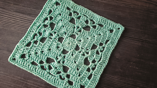 Square motif for blankets