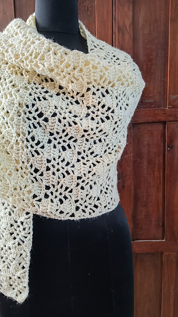 Morning mist shawl
