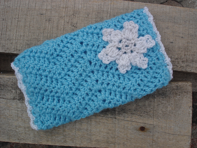 Snowflake ripple purse