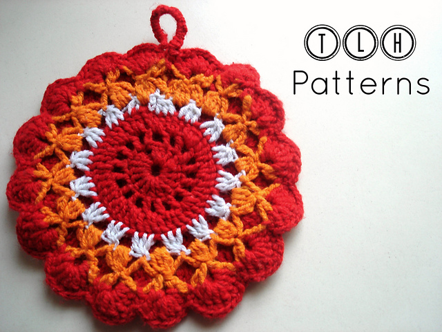 Flame of the forest Potholder
