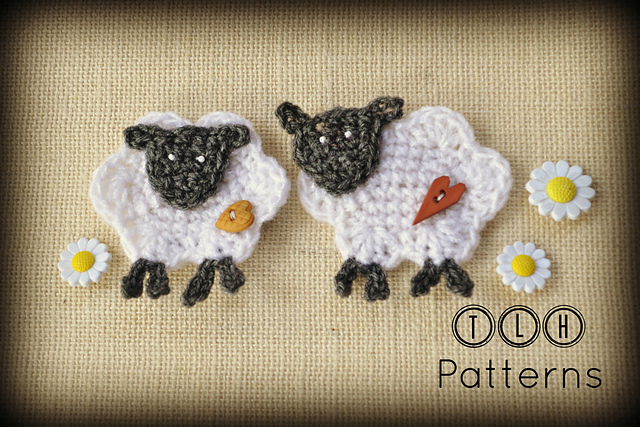 Ravelry: Sheep applique pattern by TLH Patterns