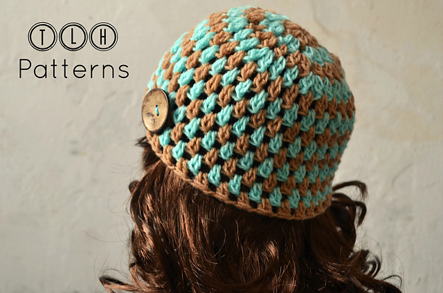 Clusters and stripes beanie