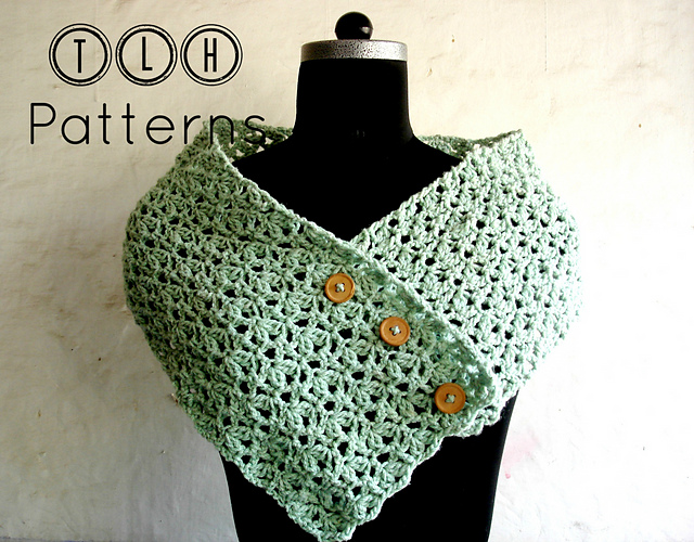 Honeydew button up scarf