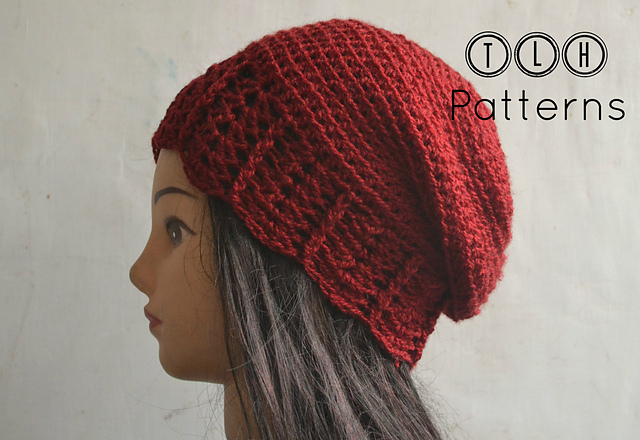 Slouchy beanie with shell trim