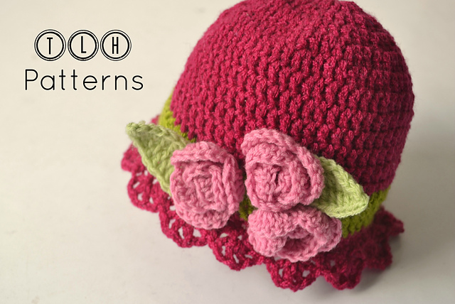 Hat with roses