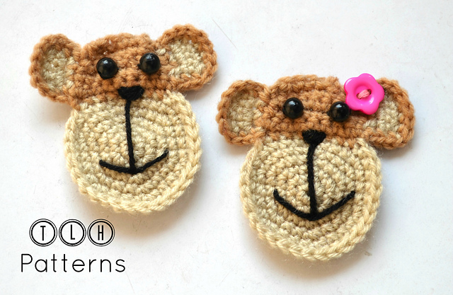 Monkey face applique