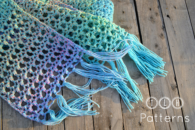 Pastel confetti scarf