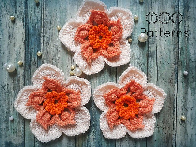 Three layer flower
