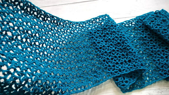 Delicate lace scarf
