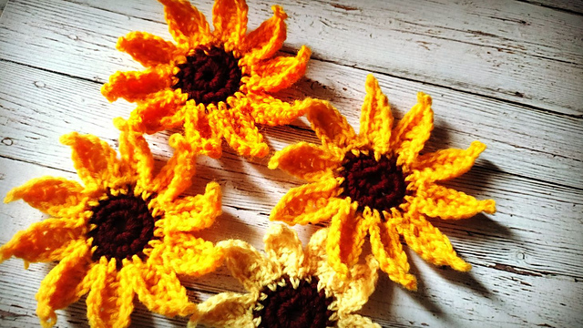 Sunflower applique