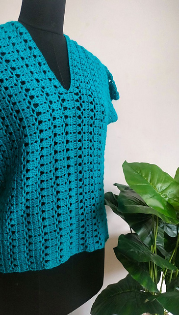 V neck summer top