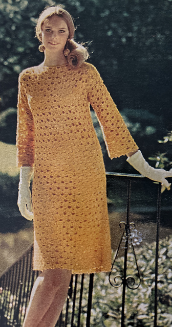 Picot-Shell Dress