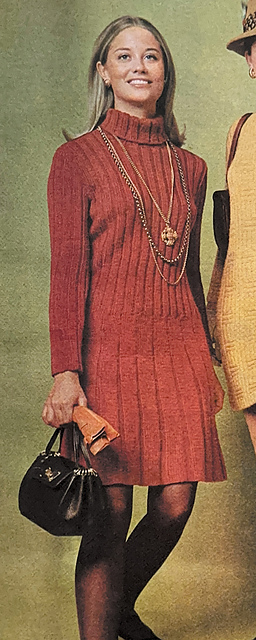 Copper Ribbed Dress