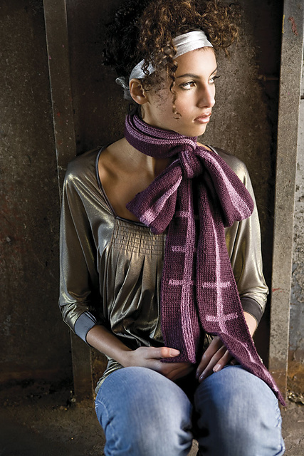 Alpaca Silk Bow Scarf