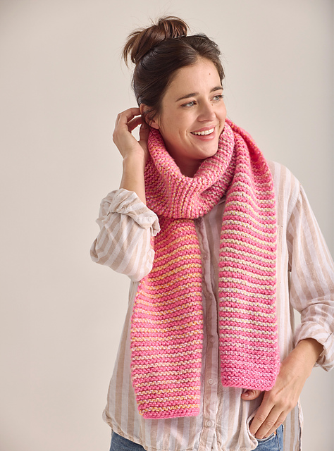Garter Groove Scarf