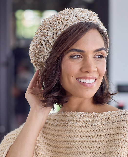 Golden Thread Beret