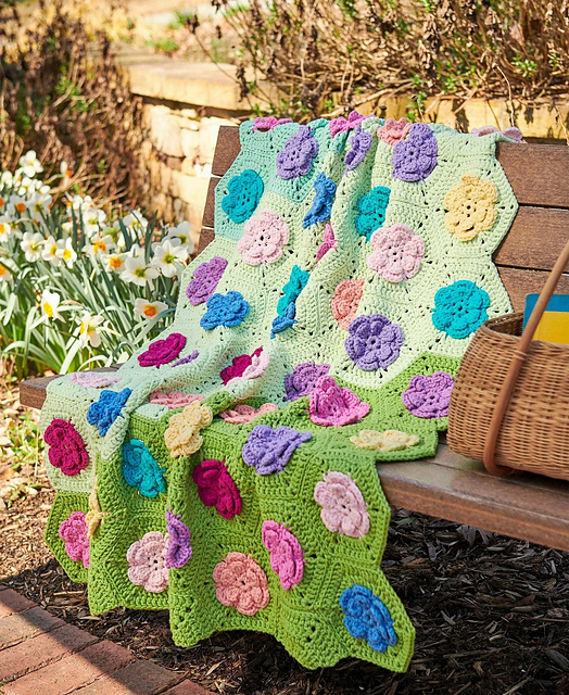 Gradient Garden Blanket