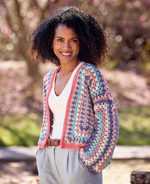 Ravelry: Spring Stripes Cardi pattern by Liz Salazar