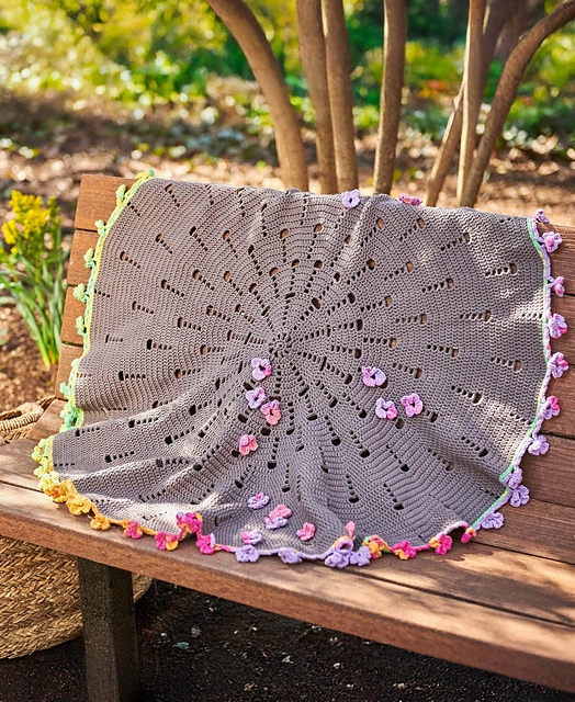 Radiant Blossom Throw