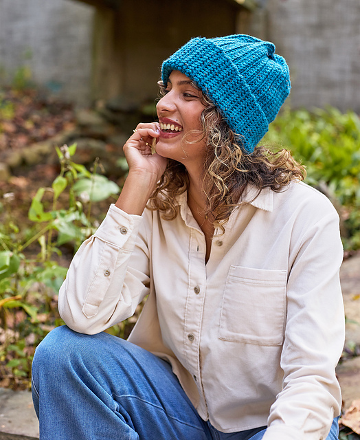 Tweed Ribbed Beanie