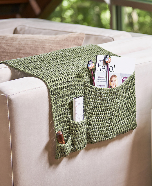 Ravelry: Sofa Side Couch Caddy pattern by Erin Fisher (On Fisher's Hook)