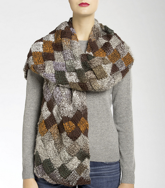 Skyscraper Entrelac Scarf