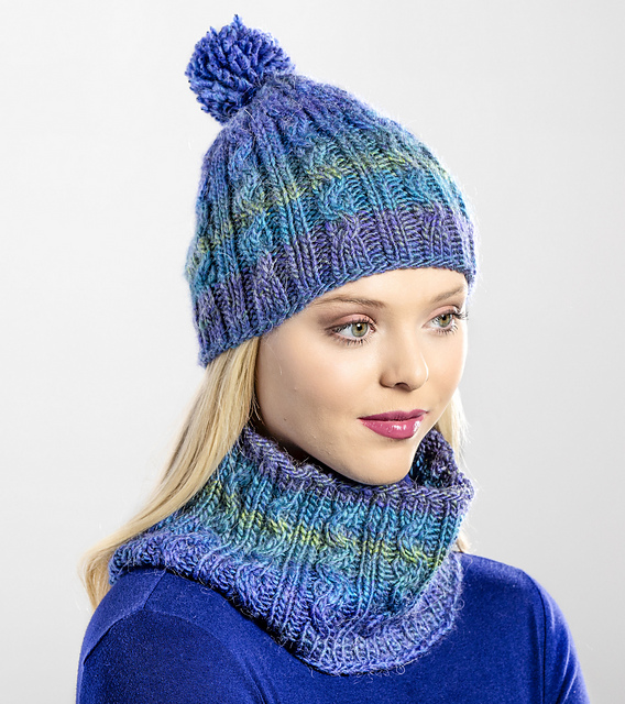Serpentine Hat and Cowl