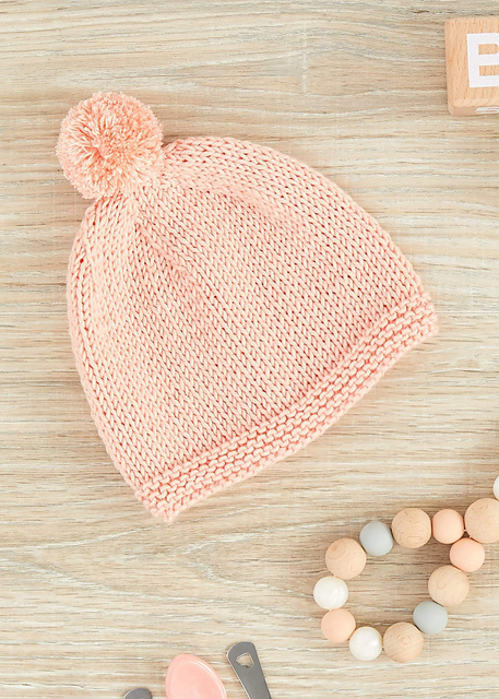 Easy Knit Baby Hat