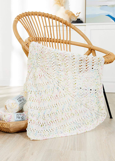 Lace Stripe Blanket