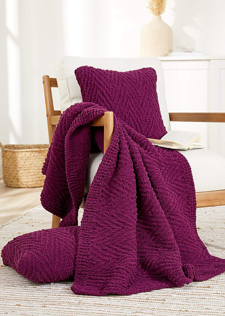 Woven Herringbone Blanket