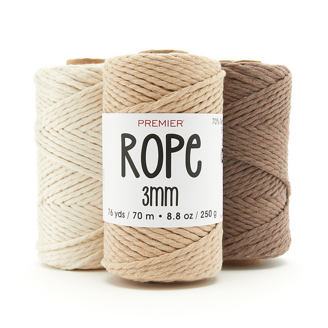 Yarn White Rope Look In Ravelry: Premier Yarns Rope 3 mm