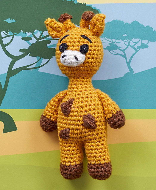 Ravelry Minikins Giraffe pattern by Premier Yarns Design Team