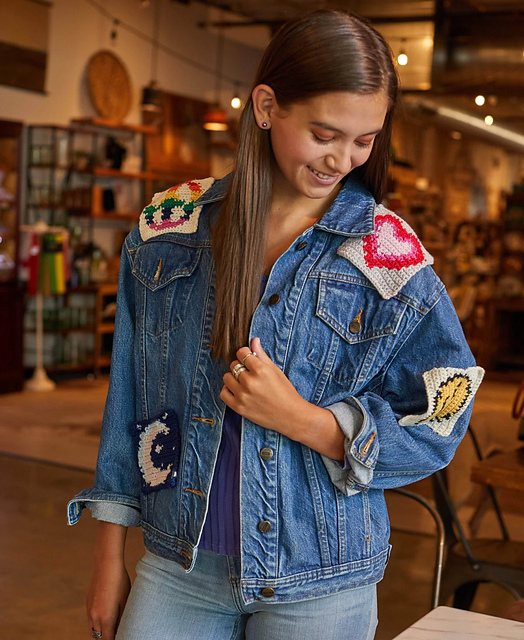 Intarsia patches