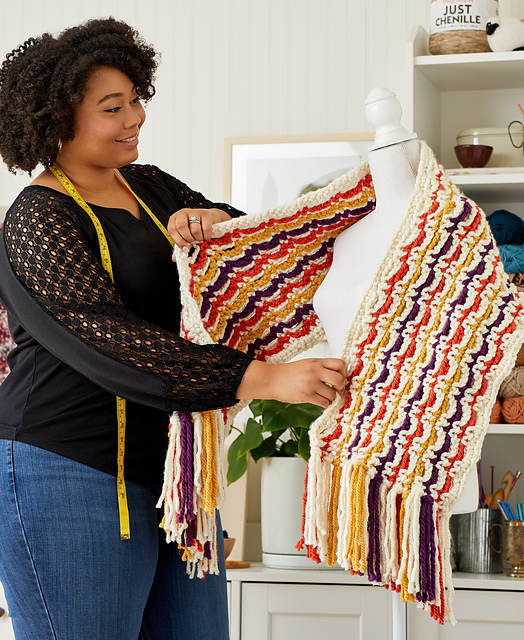 Striped Mega Scarf