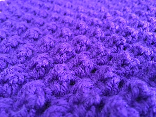 Diagonal Puff Stitch