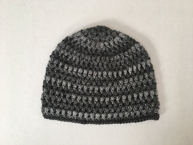 Puff Stitch Slouchie Beanie