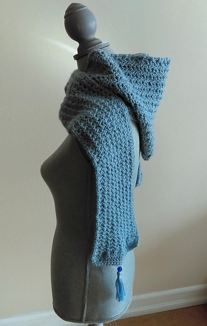 Frosty Hooded Scarf