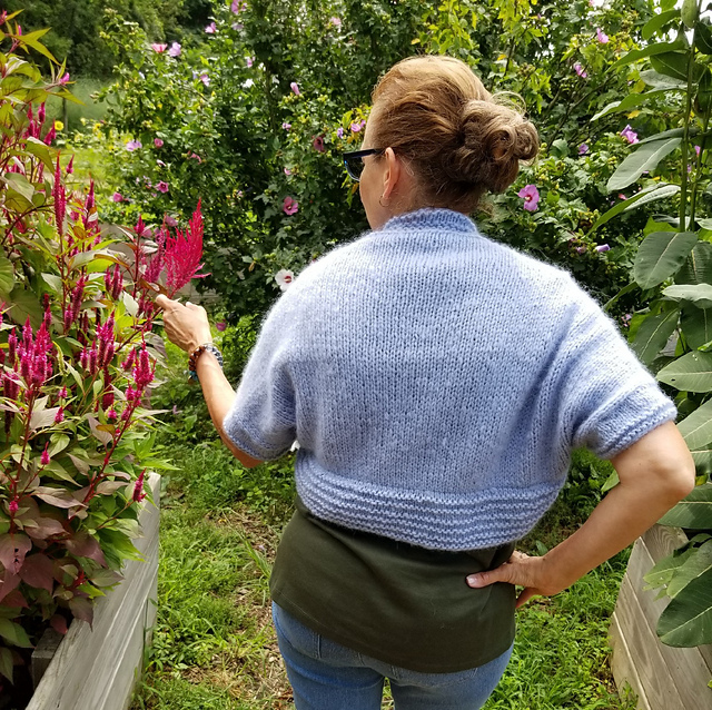 Bolero/Shrug- Alpaca Blue