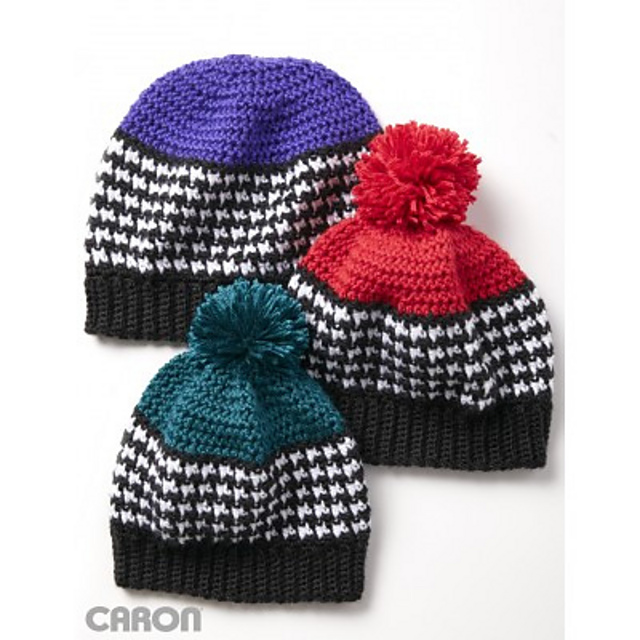Houndstooth Bright Hat